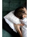 Възглавница за кърмене BabyJem - Multiway, 26 x 61 cm, сива - 3t