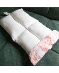 Възглавница за кърмене BabyJem - Multiway, 26 x 61 cm, розова - 7t