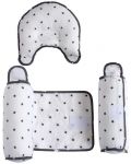 Възглавничка за спане настрани с оформяща възглавничка Sevi Baby - Сива - 3t