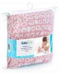 Възглавница за кърмене BabyJem - Multiway, 26 x 61 cm, розова - 8t