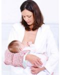 Възглавница за кърмене BabyJem - Multiway, 26 x 61 cm, розова - 3t
