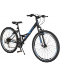 Велосипед със скорости Byox - Princess, 26'', черен/син - 2t
