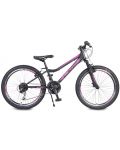 Велосипед със скорости Byox - Zante, 24", розов - 1t