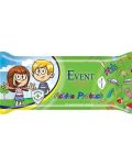 Влажни кърпи за ръце Event - Kids Active Protect, зелени, 15 броя - 1t
