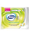 Влажна тоалетна хартия Zewa - Natural Camomile, 42 броя - 1t