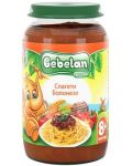 Ястие Bebelan Puree - Спагети болонезе, 220 g - 1t