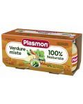 Ястие Plasmon - Грах с тиквички, 2 х 80 g - 1t