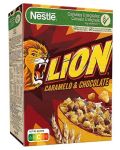 Зърнена закуска Nestle - Lion, с карамел и шоколад, 600 g - 1t