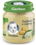 Зеленчуково пюре Nestle Gerber - Карфиол и картоф, 130 g - 1t