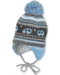 Зимна бебешка шапка с пискюл Sterntaler - 41 cm, 4-5 месеца - 1t