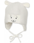 Зимна бебешка шапка Sterntaler - Агънце, 47 cm, 9-12 месеца - 1t