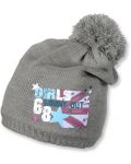 Зимна детска шапка с подплата Sterntaler - за момичета, 55 cm, 4-7 години - 1t