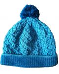 Зимна шапка с помпон Maximo - Синя - 1t