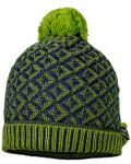 Зимна шапка с помпон Maximo - Зелена - 1t