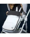 Зимно чувалче за бебешка количка Anex - Hug 6+, Светлосиво - 2t