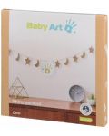 Златист гирлянд с отпечатък с боички Baby Art - 4t