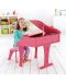 Детски музикален инструмент Hape - Пиано, розово - 4t