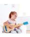 Детски музикален инструмент Hape - Китара Синя лагуна, от дърво - 4t
