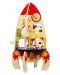 Дървена играчка Classic World - Сортер, ракета - 1t