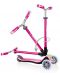Тротинетка Globber Elite Prime със светещи колела - Розова - 3t