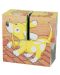 Дървени кубчета Goki - Бебета животни, четири части - 1t