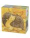 Дървени кубчета Goki - Бебета животни, четири части - 4t