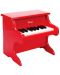 Детски музикален инструмент Hape - Пиано, червено, от дърво - 1t