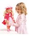 Пееща и говореща кукла Bayer - Мария, 46 cm, с куфарче и розово палто - 6t