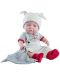 Кукла-бебе Paola Reina Los Bebitos - С кърпа и моряшка блузка, момченце, 45 cm - 1t