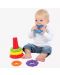Активна играчка Playgro + Learn - Конус с цветни рингове - 3t