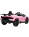 Акумулаторна кола Chipolino - Lamborghini Huracan, розова, с EVA гуми - 3t