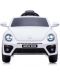 Акумулаторна кола Chipolino - VW Beetle Dune Convertible, бяла - 4t