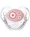 Анатомична силиконова залъгалка Canpol - Newborn Baby, 0-6 месеца, розова - 1t