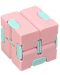 Антистрес играчка Poppit Fidget Infinity - Кубче, розово - 1t