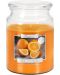 Ароматна свещ в буркан Bispol Aura - Premium line, Orange , 500 g - 1t