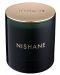 Ароматна свещ Nishane The Doors - Japanese White Tea & Jasmine, 300 g - 1t