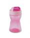 Чаша със сламка Baby Nova PP - 300 ml, розова - 1t