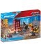 Игрален комплект Playmobil - Багер със строителна площадка - 1t