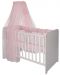 Балдахин за бебешко легло Lorelli - Color Pom Pom, 280 x 160 cm, розов - 1t