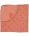 Бебешка хавлия с качулка Sterntaler - От органичен памук, 100 x 100 cm, оранжева - 1t