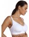 Безшевен сутиен за кърмене с подплънки Carriwell - GelWire, размер 2XL, бял - 2t