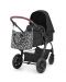 Бебешка количка 3 в 1 KinderKraft Xmoov - Трансформираща се, с кошница, черна - 3t