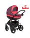 Бебешка комбинирана количка 3в1 Buba - Bella 706, Burgundy - 2t