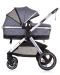 Бебешка количка с трансформираща се седалка Chipolino - Аспен, Графит - 3t