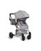 Бебешка комбинирана количка Moni - Gigi, светлосива - 1t