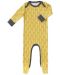 Бебешка цяла пижама с ританки Fresk - Havre vintage, жълта, 6-12 месеца - 1t