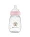 Бебешко шише с широко гърло KikkaBoo Clouds - Savanna, 260 ml, Pink - 2t