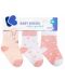 Бебешки чорапи с 3D уши Kikka Boo - Rabbits in Love, 6-12 месеца, 3 чифта - 1t