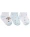 Бебешки летни чорапи Kikka Boo - Dream Big, 6-12 месеца, 3 броя, Blue  - 2t