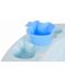 Бебешка вана с подложка Cangaroo - Larissa, 89 cm, синя - 5t